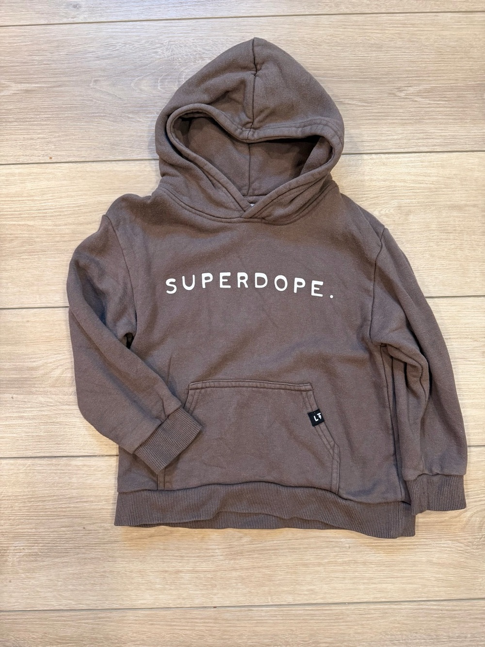 Little Trouble Superdope Hooded Sweatshirt - 3T